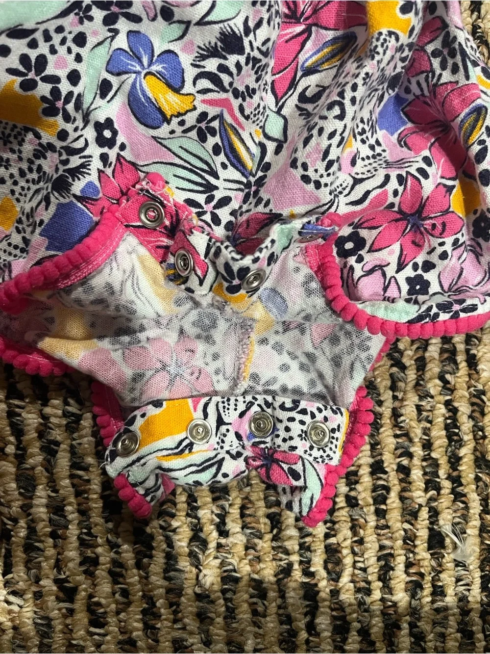 Vince Camuto Girls Floral Ruffle Top - Pink, Yellow, Purple, Mint, Black